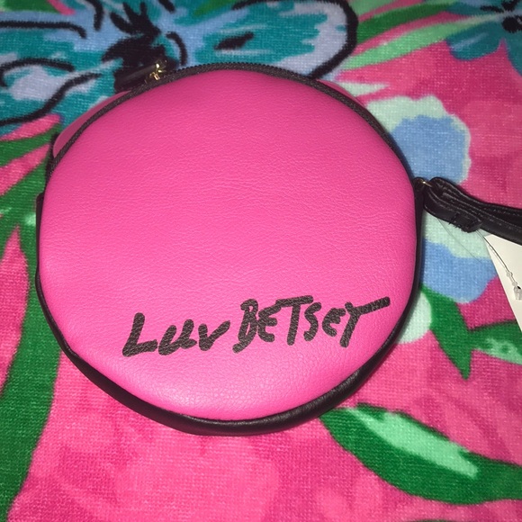 NWT Betsey Johnson Hoy Pink Bunny Purse/wristlet - Picture 4 of 10